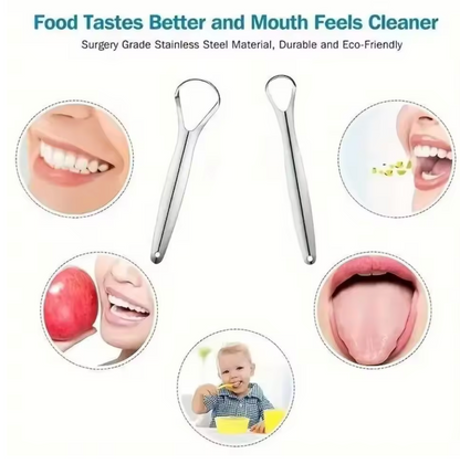 Tongue Scraper Cleaner – Bad Breath Remover Tool