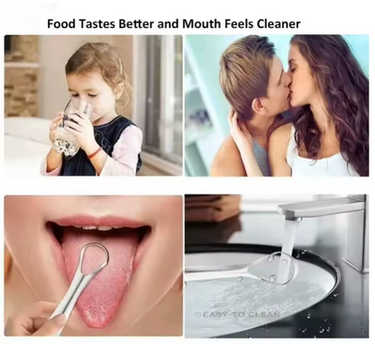 Tongue Scraper Cleaner – Bad Breath Remover Tool