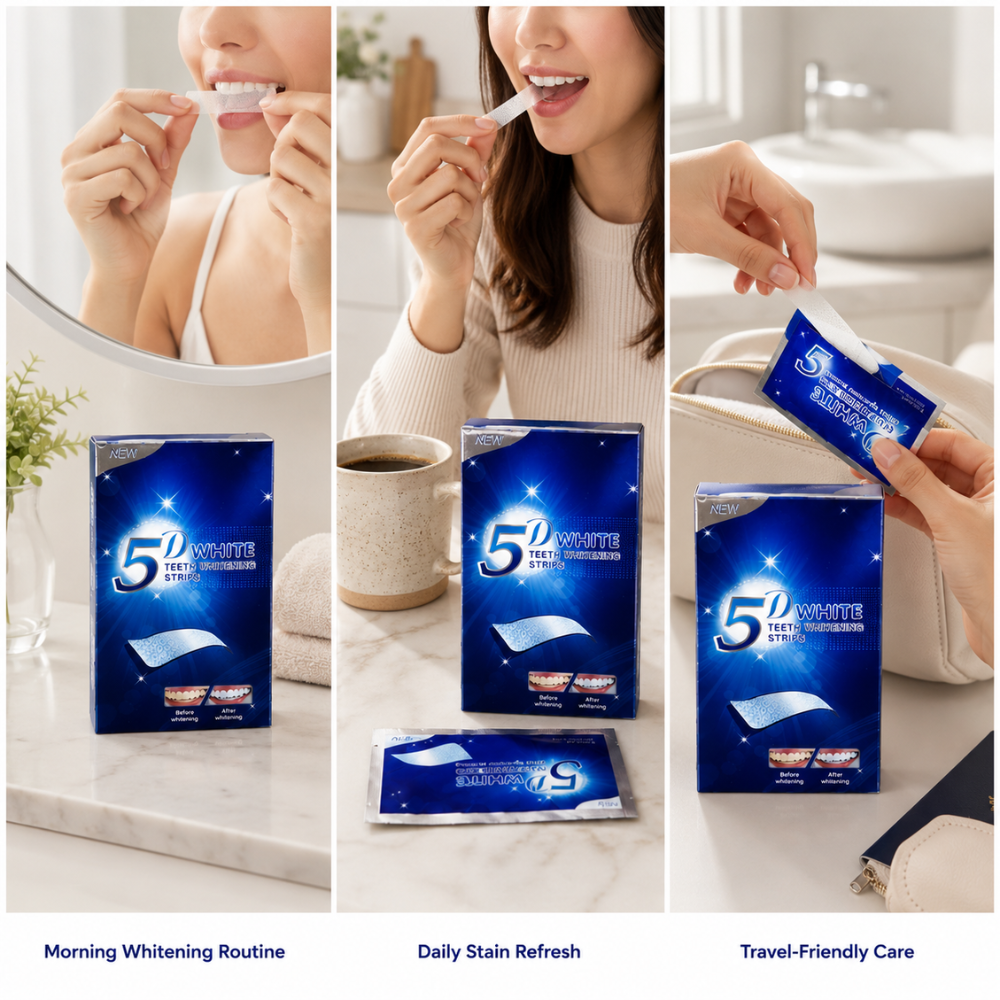 Teeth Whitening Strips - Fast Results in 5 Days