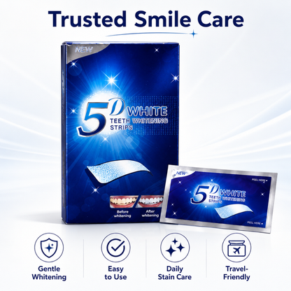Teeth Whitening Strips - Fast Results in 5 Days
