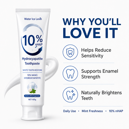 10% Whitening Toothpaste – Enamel Safe Brightening Formula