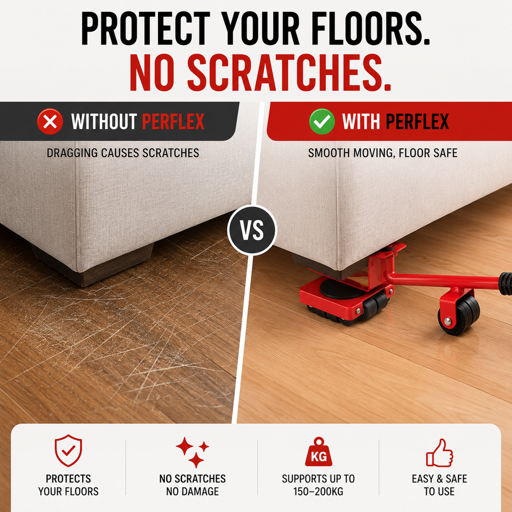 Effortless Furniture Lifter & Roller Set